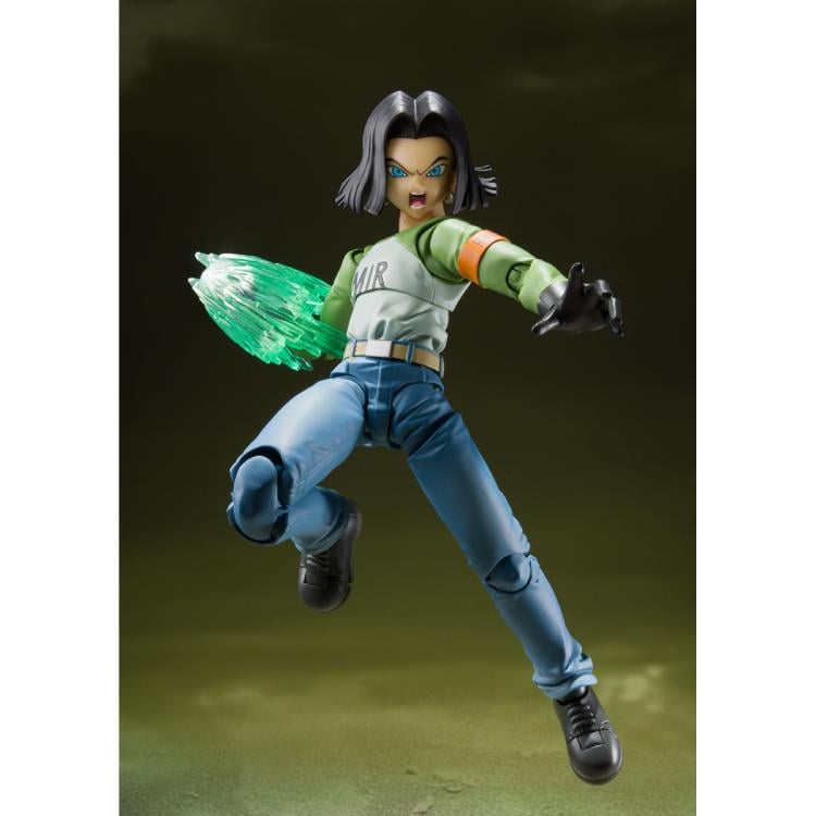 Dragon Ball Super S.H.Figuarts Android 17 (Universe Survival Saga) Exclusive Action Figure Gallery Image 8