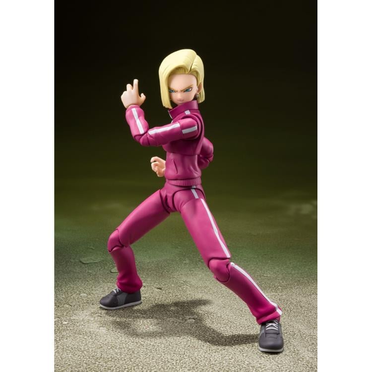 Dragon Ball Super S.H.Figuarts Android 18 (Universe Survival Saga) Exclusive Action Figure Gallery Image 6
