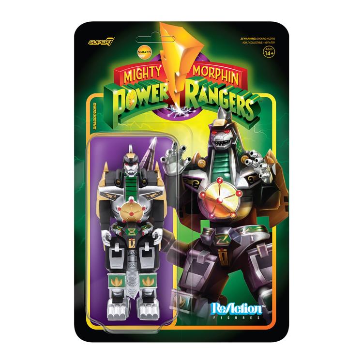 Mighty Morphin Power Rangers ReAction Dragonzord Figure Gallery Image 7