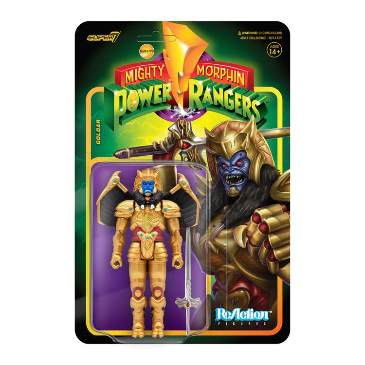 Mighty Morphin Power Rangers ReAction Goldar Figure Gallery Image 4