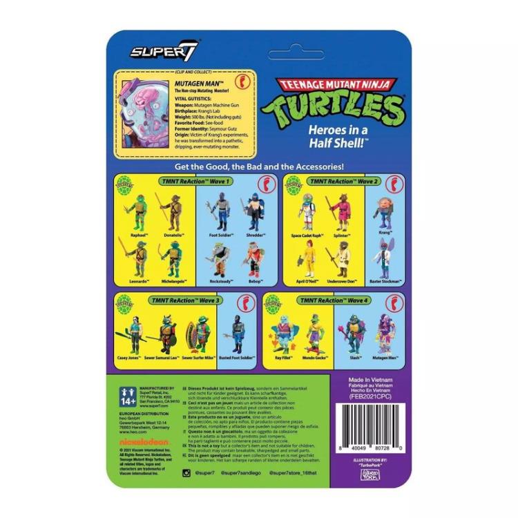 Teenage Mutant Ninja Turtles ReAction Mutagen Man Figure Gallery Image 5