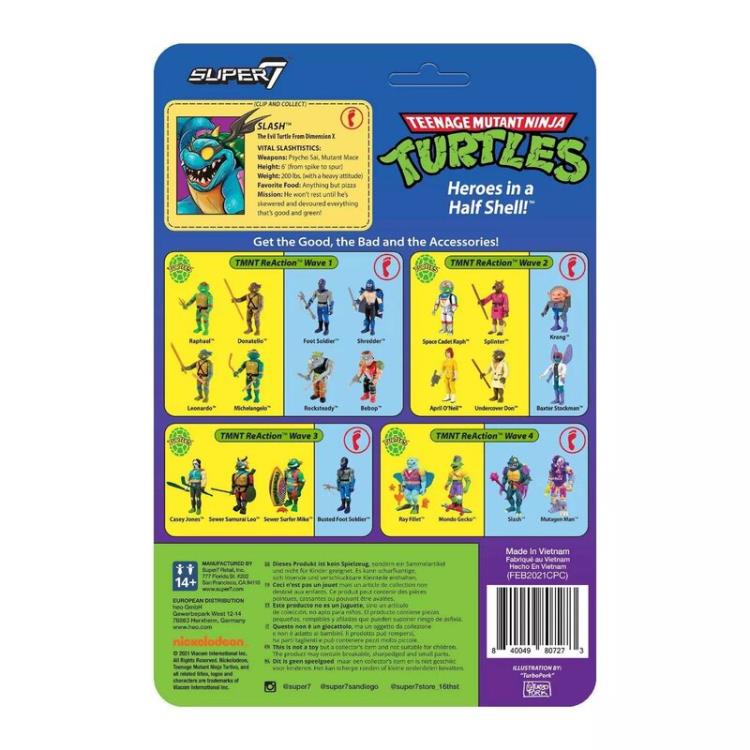 Teenage Mutant Ninja Turtles ReAction Slash Figure Gallery Image 5