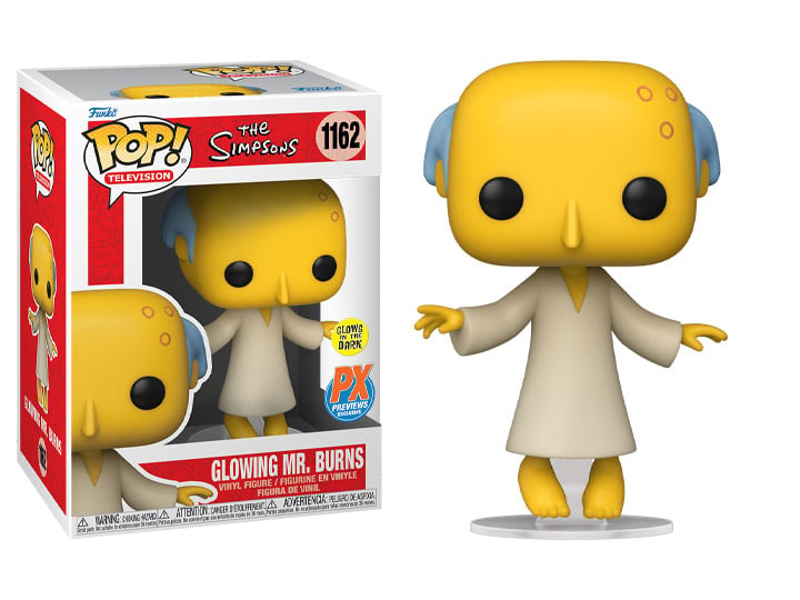 Pop! Animation: The Simpsons - Mr. Burns (Glowing) PX Previews Exclusive Gallery Image 1