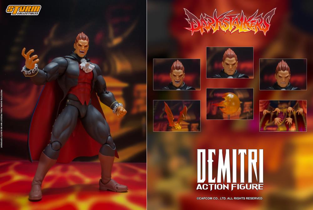 Darkstalkers Demitri Maximoff (Gray) 1/12 Scale Exclusive Figure Gallery Image 3