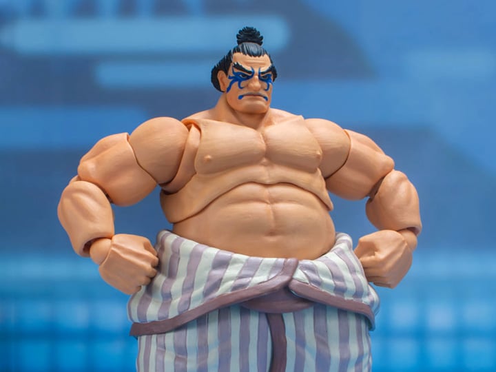 Street Fighter V E. Honda (Gray Nostalgia Costume) 1/12 Scale Exclusive Action Figure Gallery Image 1