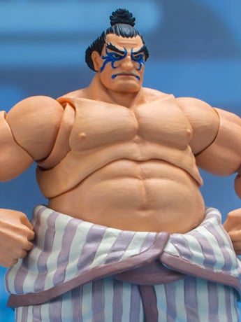 Street Fighter V E. Honda (Gray Nostalgia Costume) 1/12 Scale Exclusive Action Figure Gallery Image 2