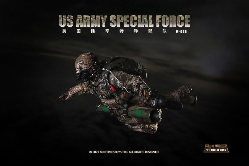 1/6 12インチサイズ US ARMY SPECIAL FORCE M-028 US Army Special Forces 1:6 Scale Action Figure MiniTimes M-028