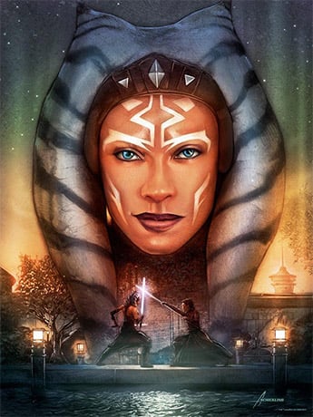 The Mandalorian The Lost Jedi's Return Fine Art Limited Edition Lithograph Gallery Image 2