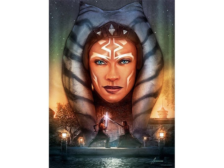 The Mandalorian The Lost Jedi's Return Fine Art Limited Edition Lithograph Gallery Image 1