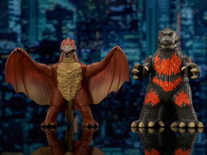Godzilla Vinimates Burning Godzilla (1995) & Rodan Two-Pack Gallery Image 1