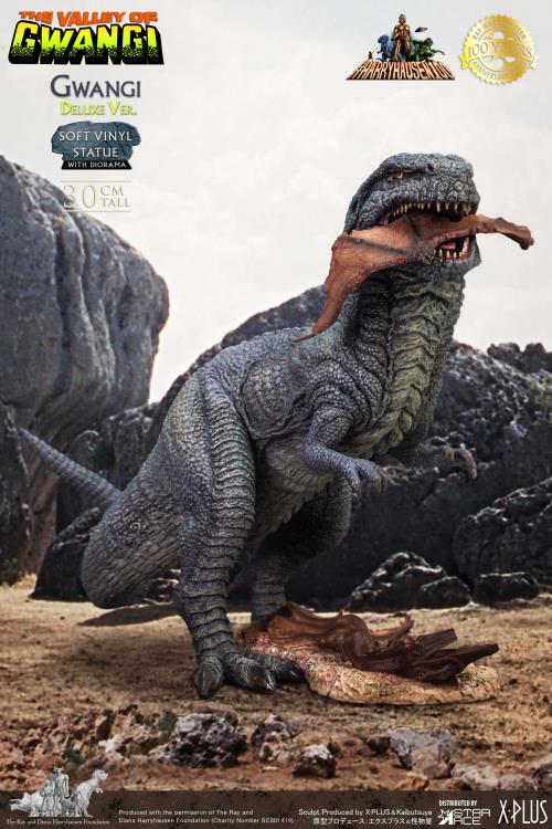 The Valley of Gwangi Ray Harryhausen 100th Anniversary Gwangi Vinyl Deluxe Figure Gallery Image 3