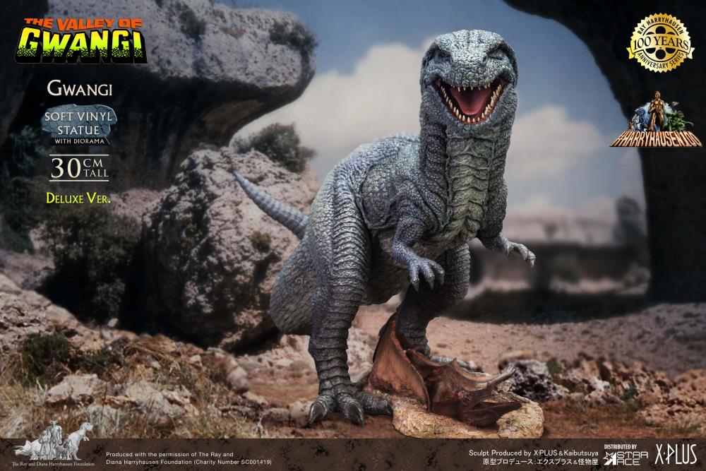The Valley of Gwangi Ray Harryhausen 100th Anniversary Gwangi Vinyl Deluxe Figure Gallery Image 7