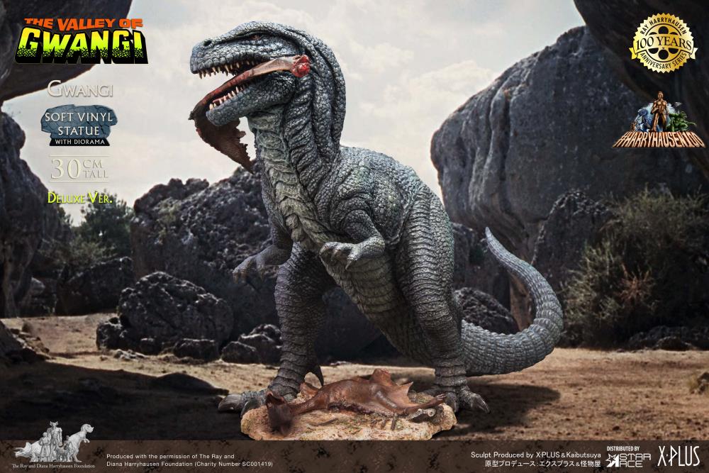The Valley of Gwangi Ray Harryhausen 100th Anniversary Gwangi Vinyl Deluxe Figure Gallery Image 8