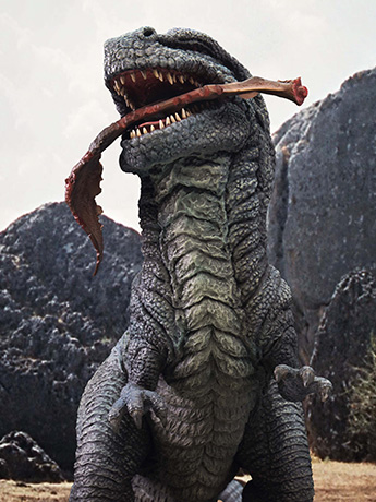 The Valley of Gwangi Ray Harryhausen 100th Anniversary Gwangi Vinyl Deluxe Figure Gallery Image 2