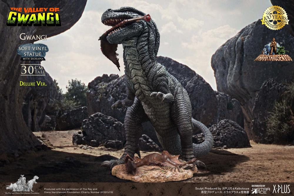 The Valley of Gwangi Ray Harryhausen 100th Anniversary Gwangi Vinyl Deluxe Figure Gallery Image 5