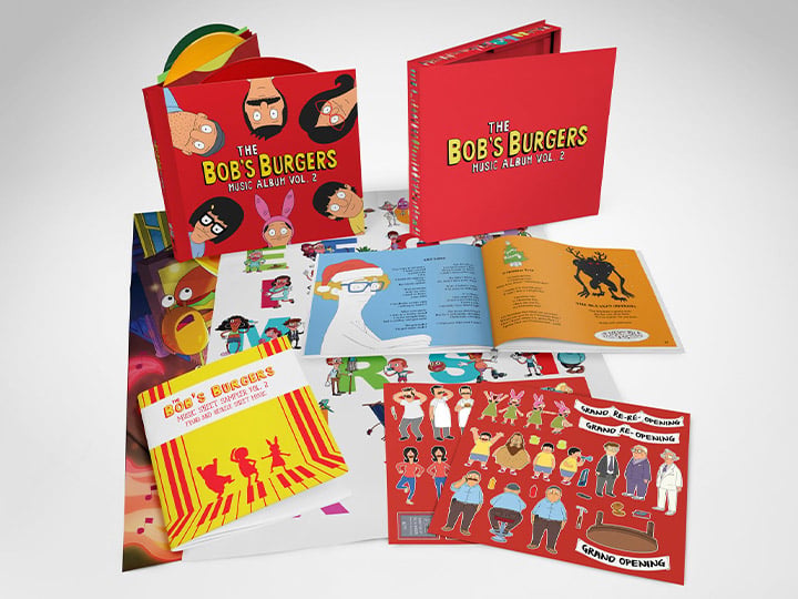 Bob's Burgers Music Album Vol.2 Vinyl 3XLP with Poster & Book Gallery Image 1