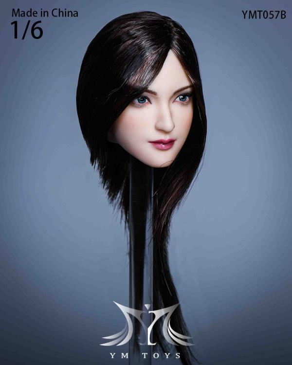 Female Head Sculpt 1/6 Scale Accessory (YMT057B) Gallery Image 4
