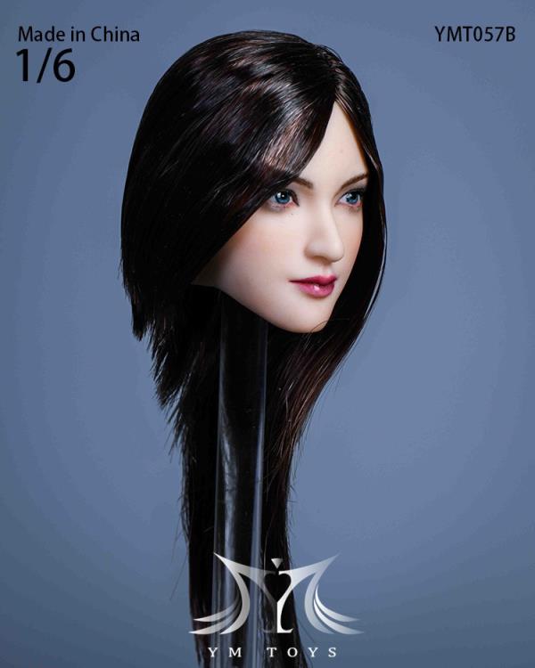 Female Head Sculpt 1/6 Scale Accessory (YMT057B) Gallery Image 6