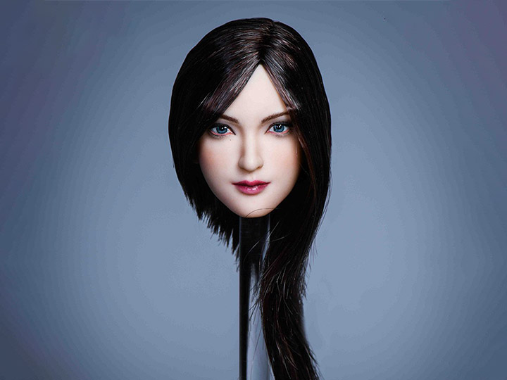 Female Head Sculpt 1/6 Scale Accessory (YMT057B) Gallery Image 1