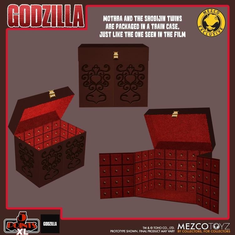 Mothra vs. Godzilla 5 Points XL Mothra and Shobijin Twins Exclusive Boxed Set Gallery Image 14