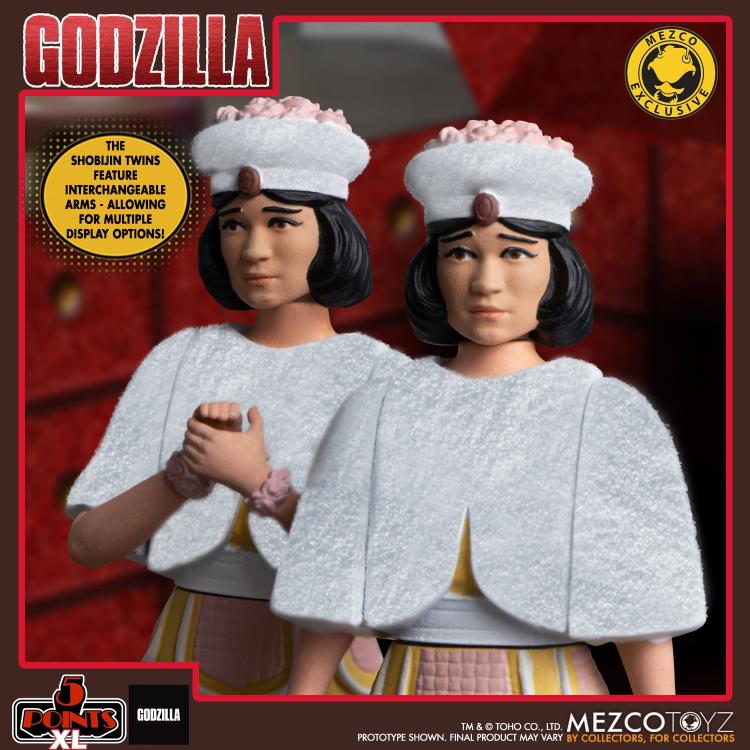 Mothra vs. Godzilla 5 Points XL Mothra and Shobijin Twins Exclusive Boxed Set Gallery Image 4