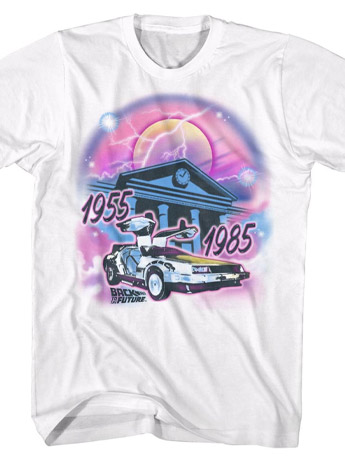 Back to the Future Airbrush T-Shirt Gallery Image 2