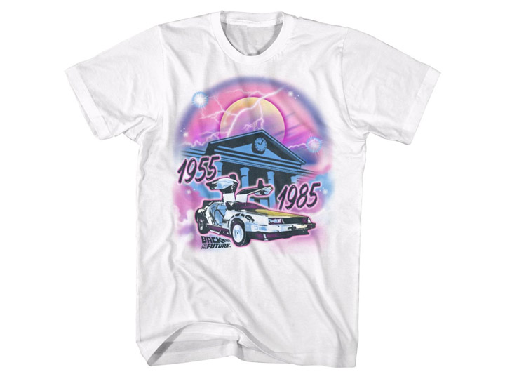 Back to the Future Airbrush T-Shirt Gallery Image 1