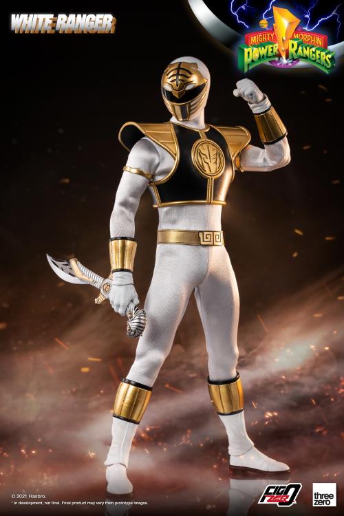 Mighty Morphin Power Rangers FigZero White Ranger 1/6 Scale Figure Gallery Image 7