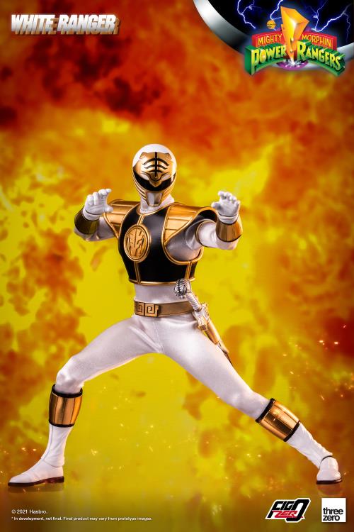 Mighty Morphin Power Rangers FigZero White Ranger 1/6 Scale Figure Gallery Image 9