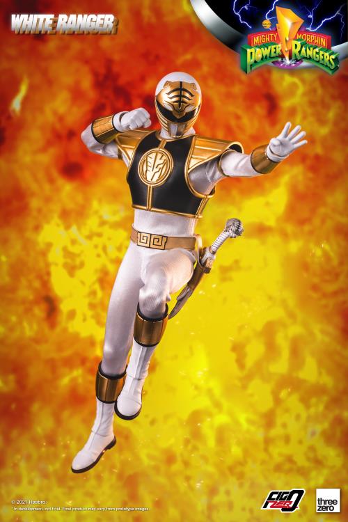 Mighty Morphin Power Rangers FigZero White Ranger 1/6 Scale Figure Gallery Image 11