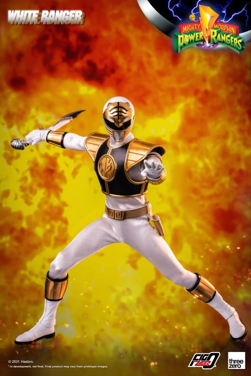 Mighty Morphin Power Rangers FigZero White Ranger 1/6 Scale Figure Gallery Image 12