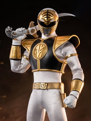 Mighty Morphin Power Rangers FigZero White Ranger 1/6 Scale Figure Gallery Image 2