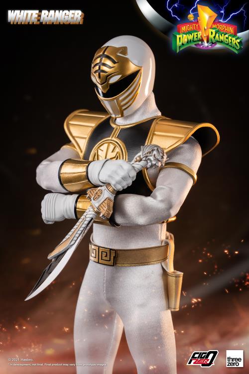 Mighty Morphin Power Rangers FigZero White Ranger 1/6 Scale Figure Gallery Image 8