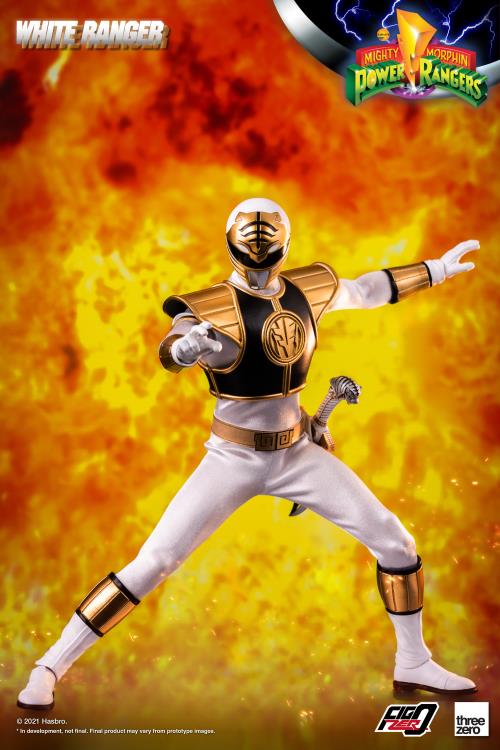 Mighty Morphin Power Rangers FigZero White Ranger 1/6 Scale Figure Gallery Image 10