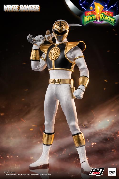 Mighty Morphin Power Rangers FigZero White Ranger 1/6 Scale Figure Gallery Image 6