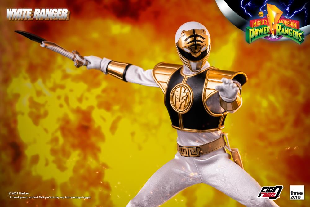 Mighty Morphin Power Rangers FigZero White Ranger 1/6 Scale Figure Gallery Image 13