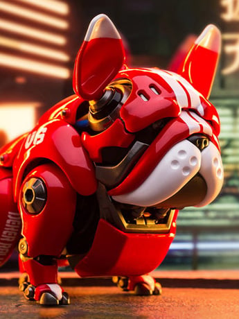 Cute Pet Mechanical Bulldog (Red Ver.) Figure Gallery Image 2