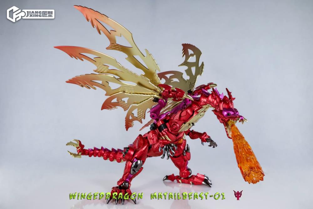 JX MetalBeast 01 Winged Dragon (Matte Metallic Red Ver.) Gallery Image 8