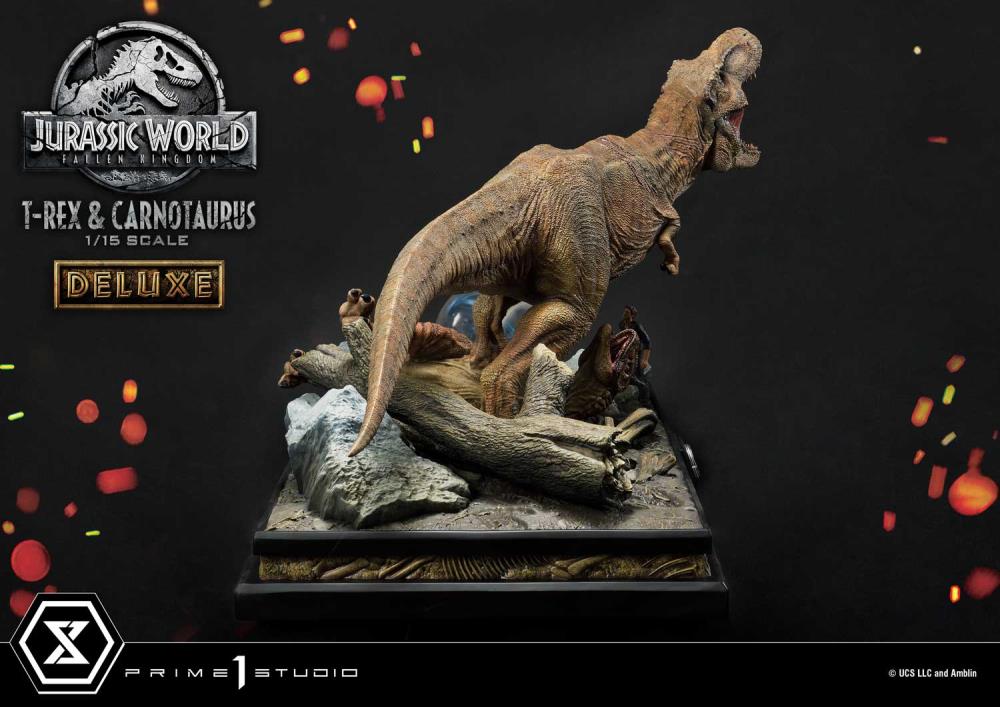 Jurassic World: Fallen Kingdom Legacy Museum Collection T-Rex & Carnotaurus (Deluxe) 1/15 Scale Diorama Gallery Image 8