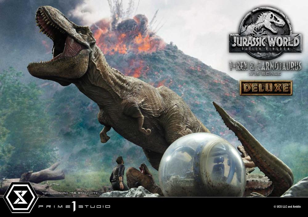 Jurassic World: Fallen Kingdom Legacy Museum Collection T-Rex & Carnotaurus (Deluxe) 1/15 Scale Diorama Gallery Image 15