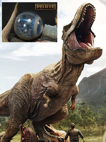 Jurassic World: Fallen Kingdom Legacy Museum Collection T-Rex & Carnotaurus (Deluxe) 1/15 Scale Diorama Gallery Image 2