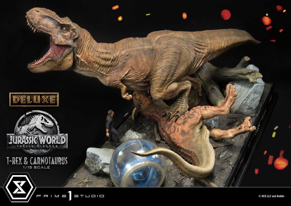 Jurassic World: Fallen Kingdom Legacy Museum Collection T-Rex & Carnotaurus (Deluxe) 1/15 Scale Diorama Gallery Image 12