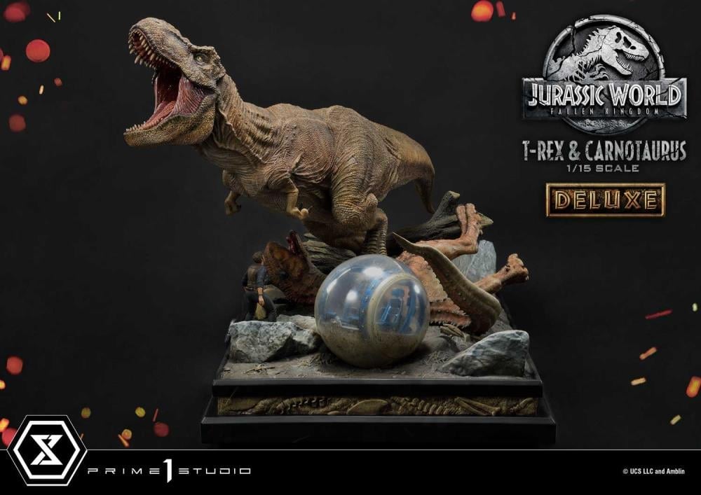 Jurassic World: Fallen Kingdom Legacy Museum Collection T-Rex & Carnotaurus (Deluxe) 1/15 Scale Diorama Gallery Image 10