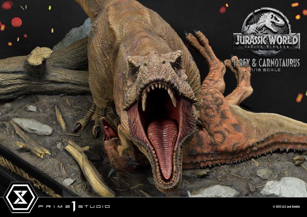 Jurassic World: Fallen Kingdom Legacy Museum Collection T-Rex & Carnotaurus (Deluxe) 1/15 Scale Diorama Gallery Image 13