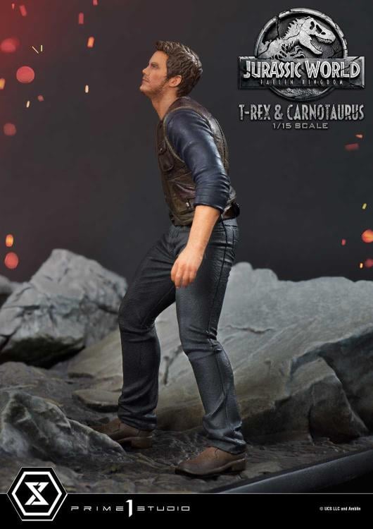Jurassic World: Fallen Kingdom Legacy Museum Collection T-Rex & Carnotaurus (Deluxe) 1/15 Scale Diorama Gallery Image 28