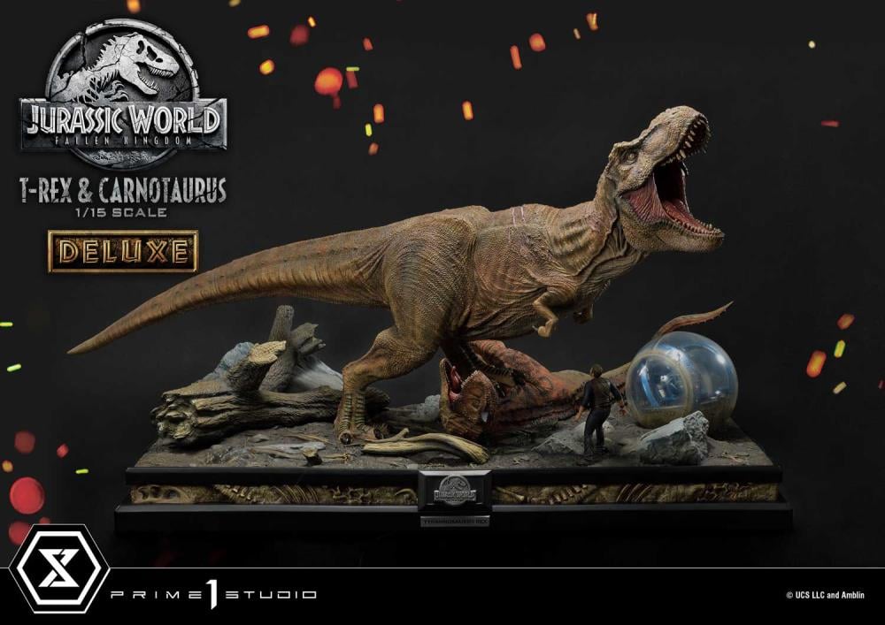 Jurassic World: Fallen Kingdom Legacy Museum Collection T-Rex & Carnotaurus (Deluxe) 1/15 Scale Diorama Gallery Image 7