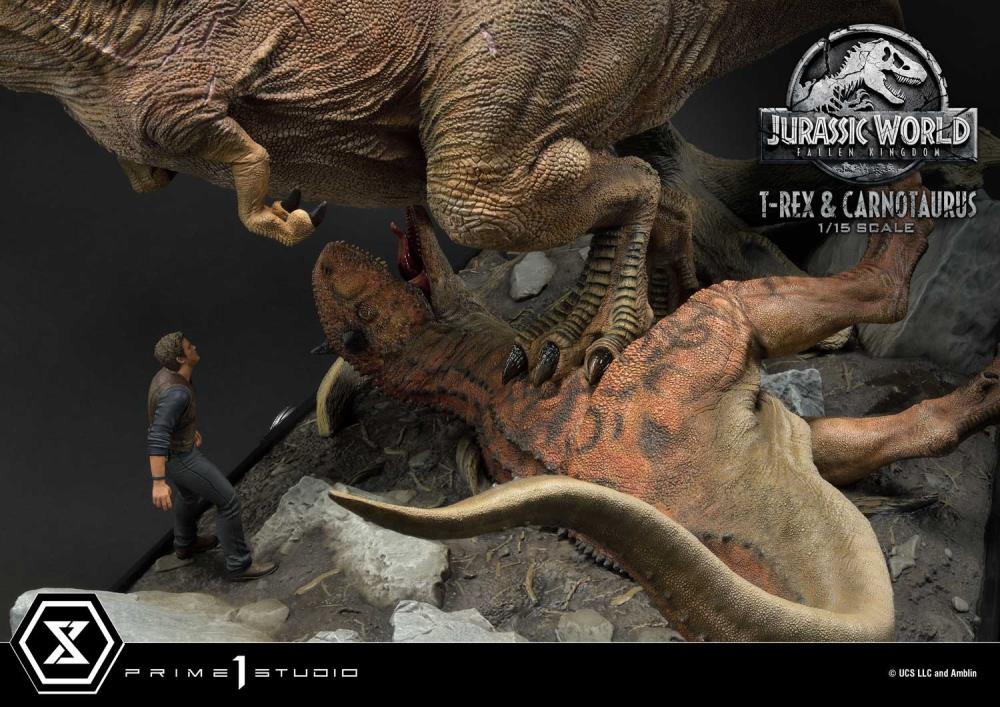 Jurassic World: Fallen Kingdom Legacy Museum Collection T-Rex & Carnotaurus (Deluxe) 1/15 Scale Diorama Gallery Image 24
