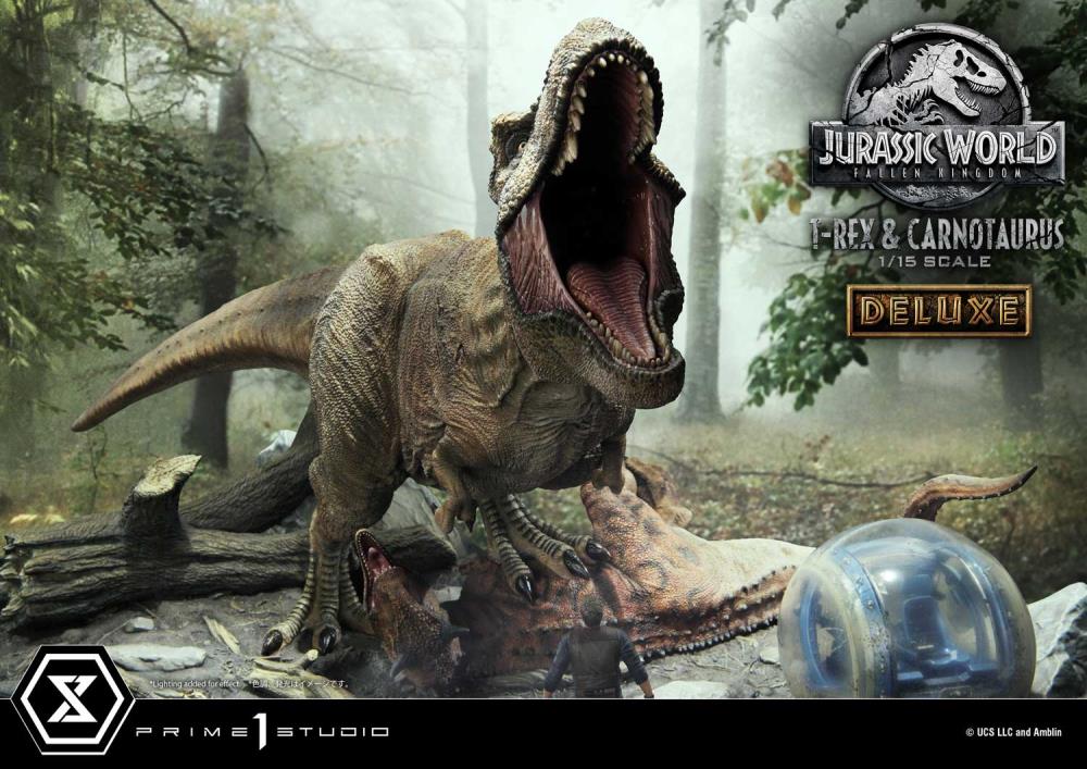 Jurassic World: Fallen Kingdom Legacy Museum Collection T-Rex & Carnotaurus (Deluxe) 1/15 Scale Diorama Gallery Image 16