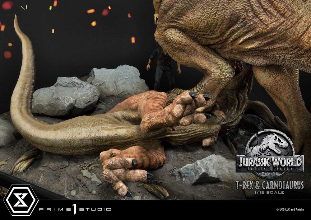 Jurassic World: Fallen Kingdom Legacy Museum Collection T-Rex & Carnotaurus (Deluxe) 1/15 Scale Diorama Gallery Image 25