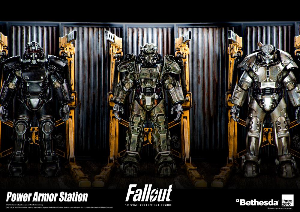 Fallout Power Armor Station 1/6 Scale Accessory